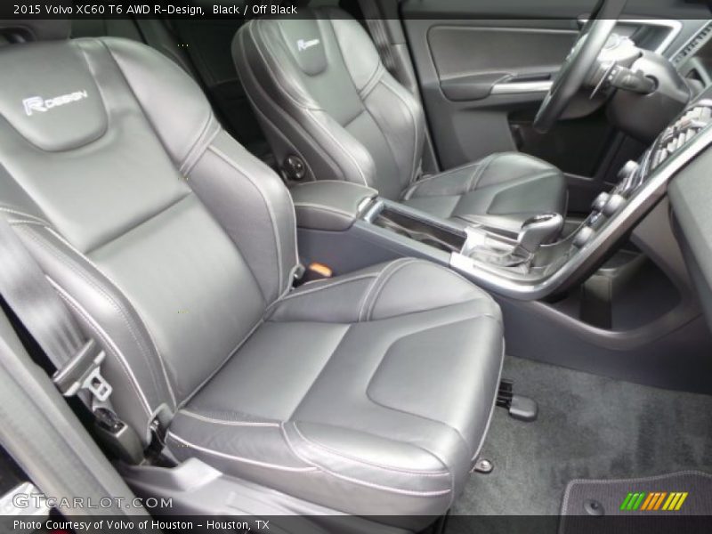 Black / Off Black 2015 Volvo XC60 T6 AWD R-Design
