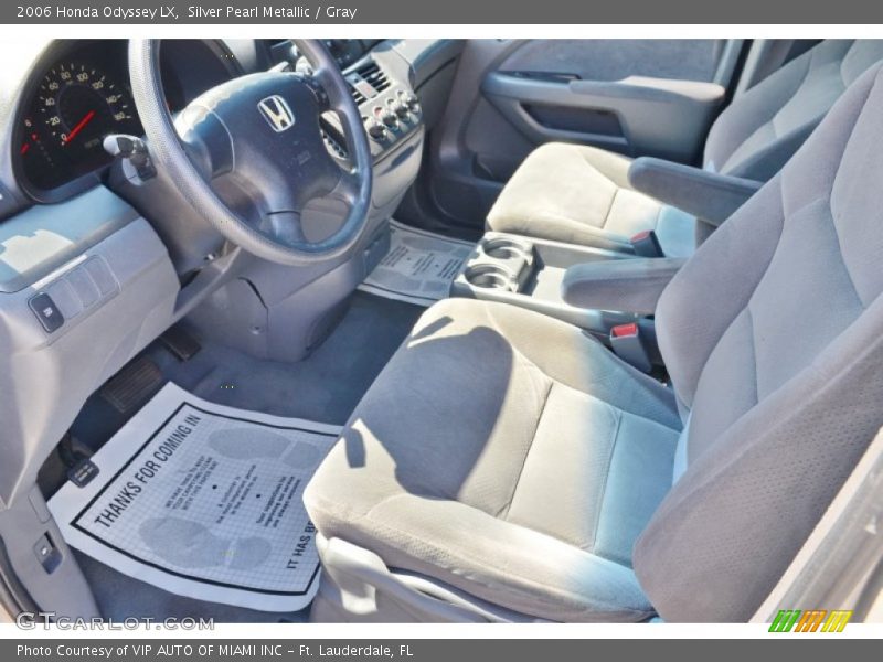 Silver Pearl Metallic / Gray 2006 Honda Odyssey LX