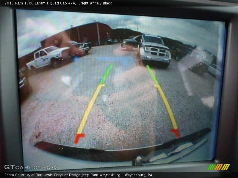 Bright White / Black 2015 Ram 1500 Laramie Quad Cab 4x4
