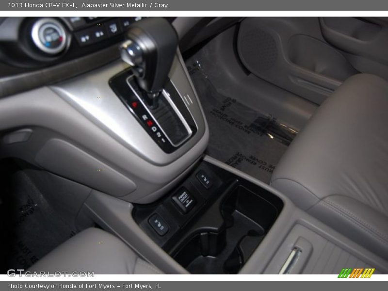 Alabaster Silver Metallic / Gray 2013 Honda CR-V EX-L