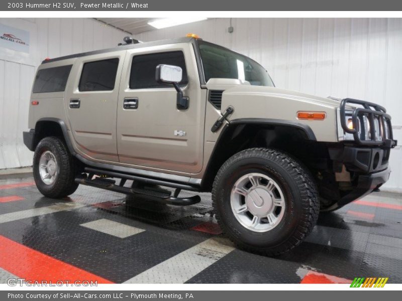 Pewter Metallic / Wheat 2003 Hummer H2 SUV