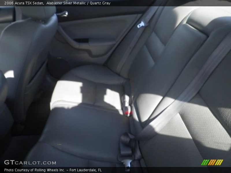 Alabaster Silver Metallic / Quartz Gray 2006 Acura TSX Sedan