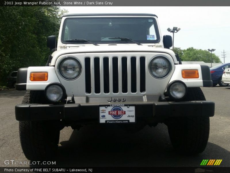 Stone White / Dark Slate Gray 2003 Jeep Wrangler Rubicon 4x4