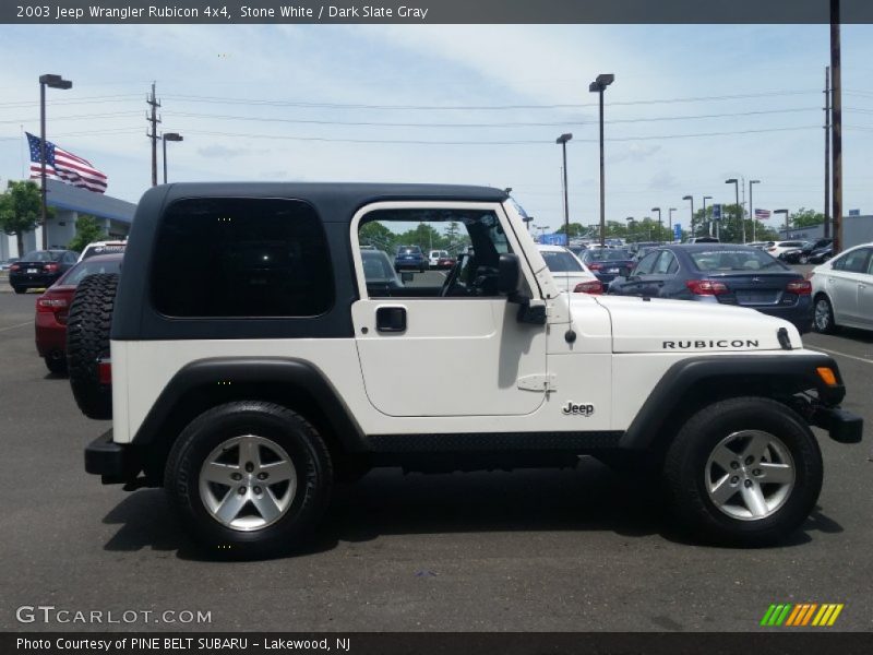Stone White / Dark Slate Gray 2003 Jeep Wrangler Rubicon 4x4