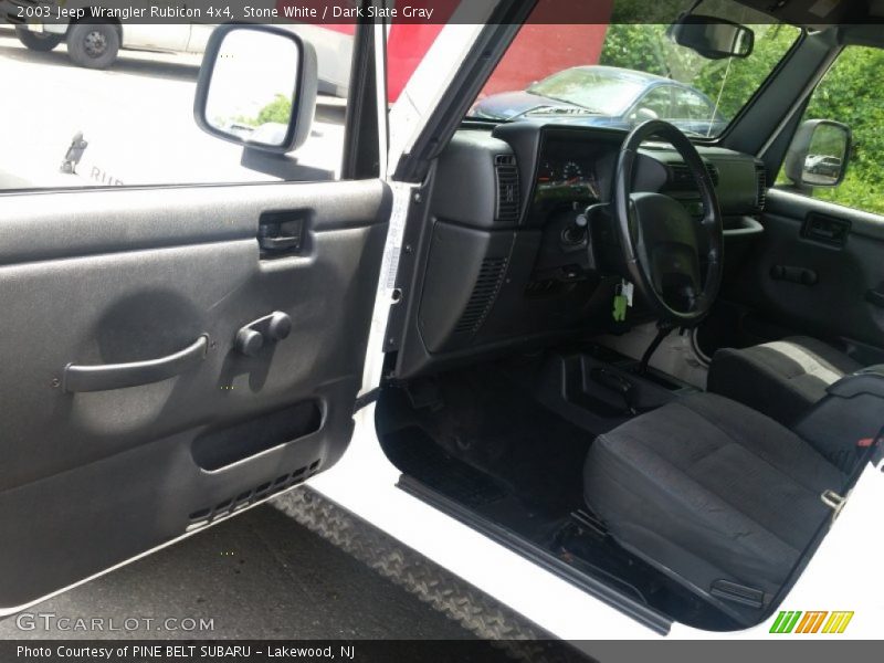 Stone White / Dark Slate Gray 2003 Jeep Wrangler Rubicon 4x4