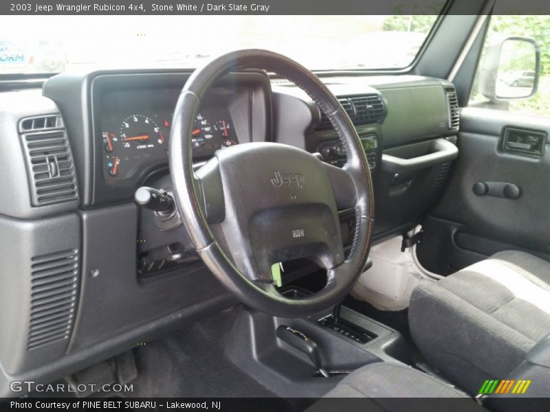 Stone White / Dark Slate Gray 2003 Jeep Wrangler Rubicon 4x4