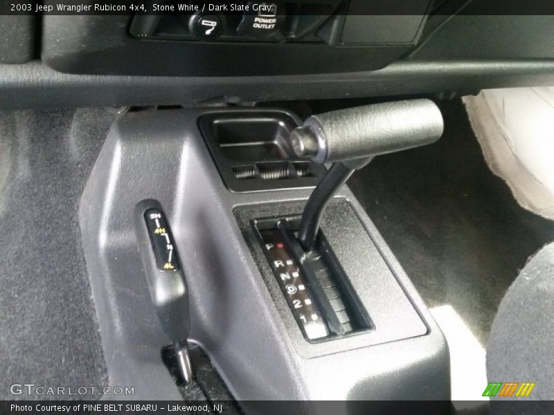 Stone White / Dark Slate Gray 2003 Jeep Wrangler Rubicon 4x4