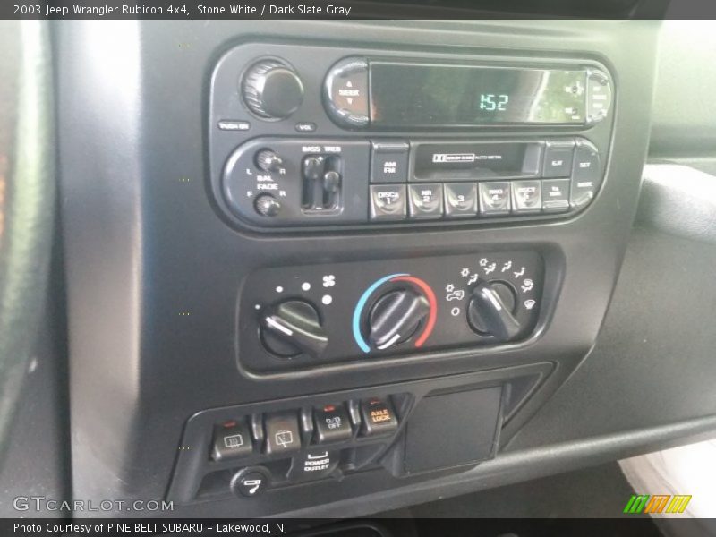 Stone White / Dark Slate Gray 2003 Jeep Wrangler Rubicon 4x4