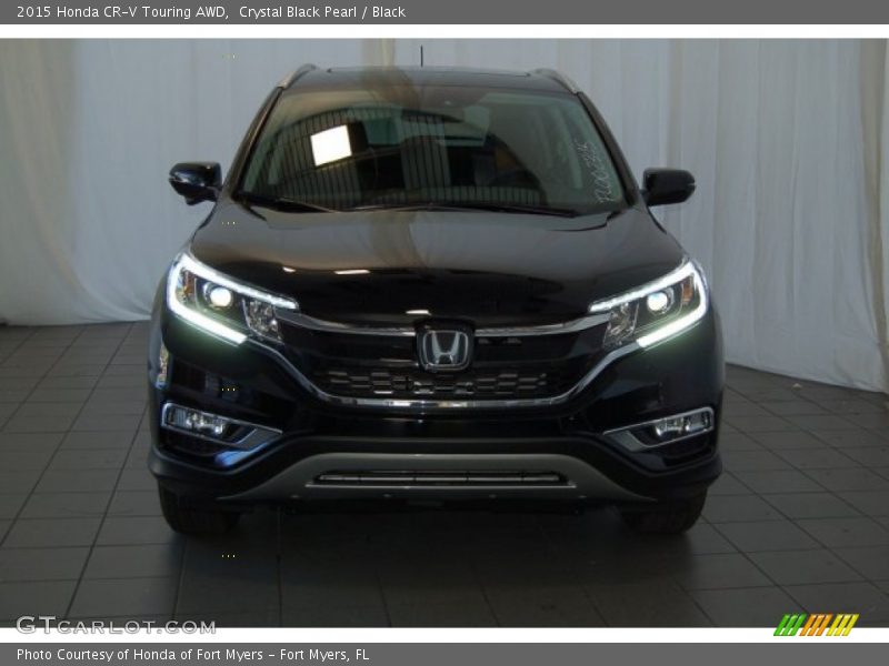 Crystal Black Pearl / Black 2015 Honda CR-V Touring AWD
