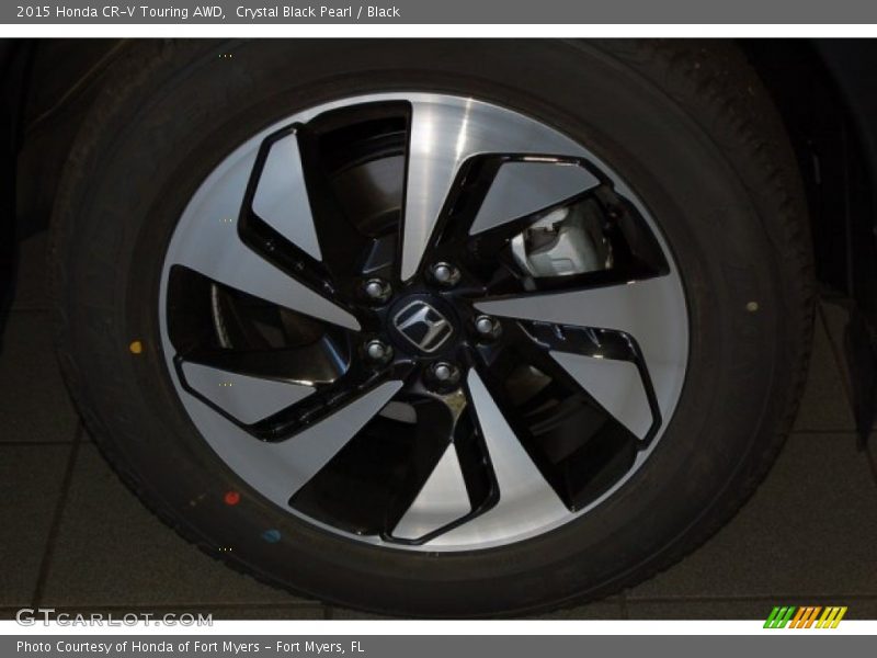 Crystal Black Pearl / Black 2015 Honda CR-V Touring AWD