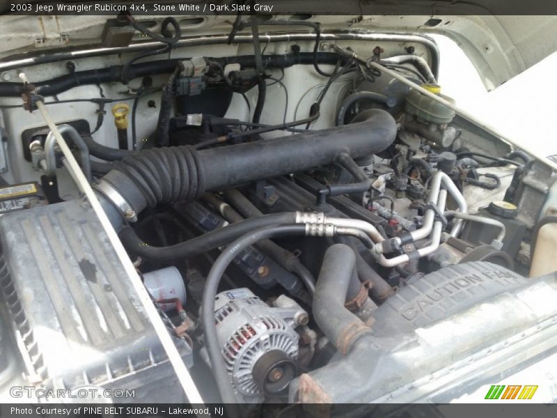 Stone White / Dark Slate Gray 2003 Jeep Wrangler Rubicon 4x4