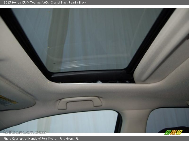 Crystal Black Pearl / Black 2015 Honda CR-V Touring AWD