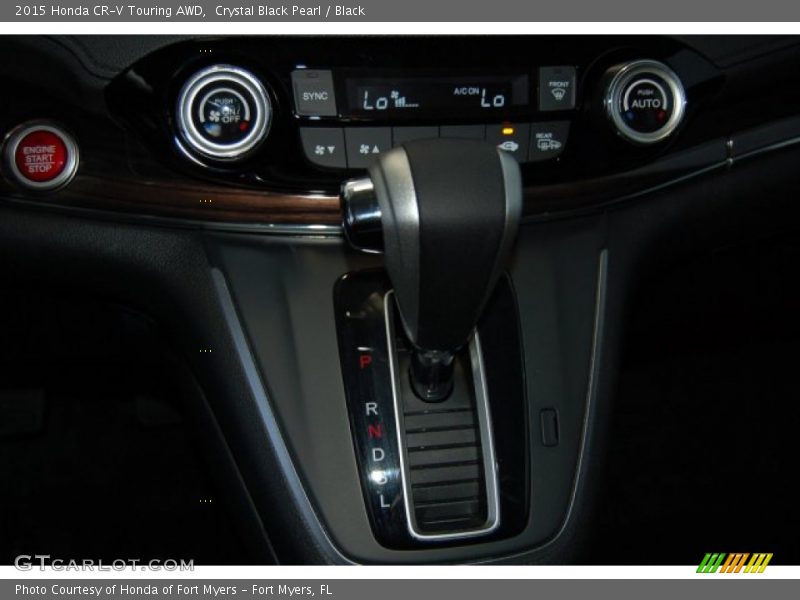 Crystal Black Pearl / Black 2015 Honda CR-V Touring AWD