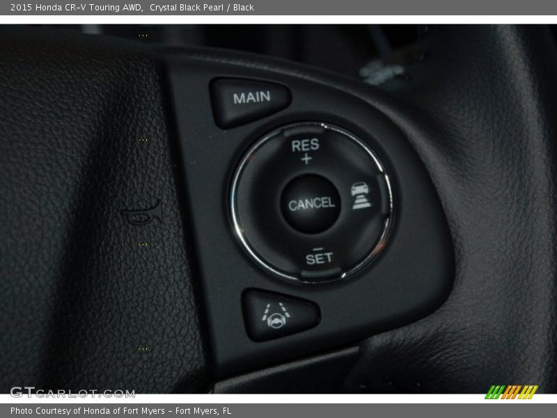 Crystal Black Pearl / Black 2015 Honda CR-V Touring AWD