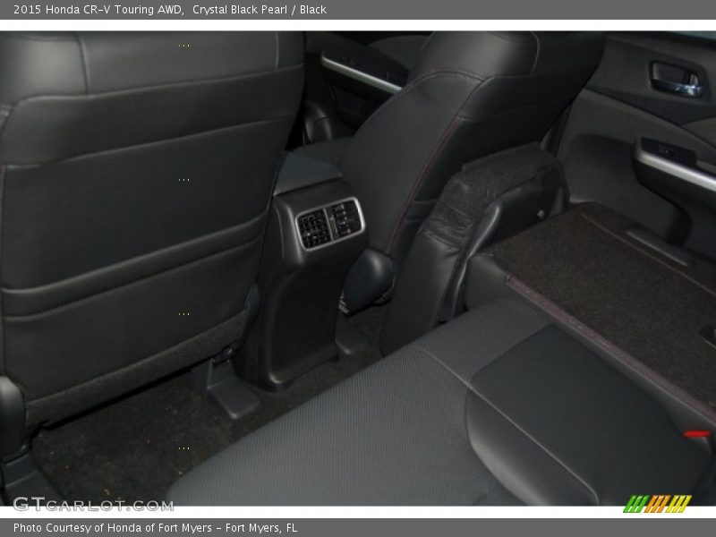 Crystal Black Pearl / Black 2015 Honda CR-V Touring AWD