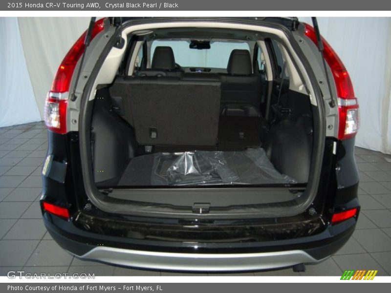 Crystal Black Pearl / Black 2015 Honda CR-V Touring AWD