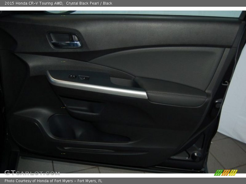 Crystal Black Pearl / Black 2015 Honda CR-V Touring AWD