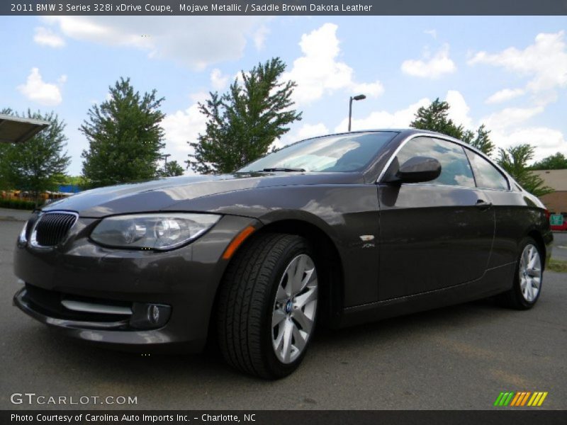 Mojave Metallic / Saddle Brown Dakota Leather 2011 BMW 3 Series 328i xDrive Coupe