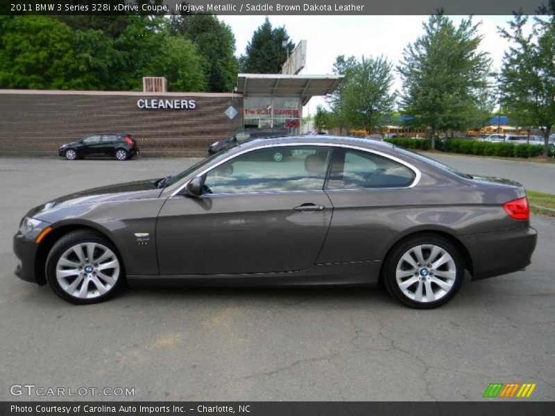 Mojave Metallic / Saddle Brown Dakota Leather 2011 BMW 3 Series 328i xDrive Coupe