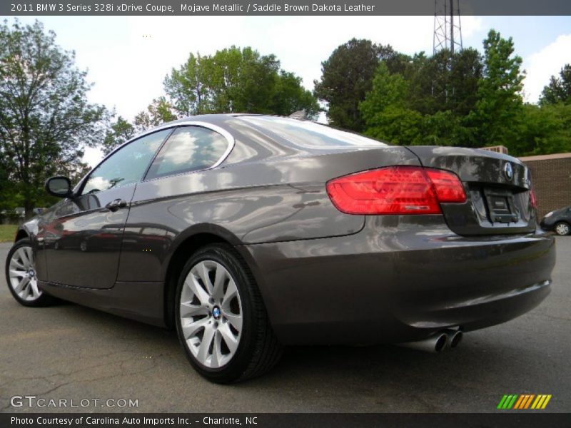 Mojave Metallic / Saddle Brown Dakota Leather 2011 BMW 3 Series 328i xDrive Coupe