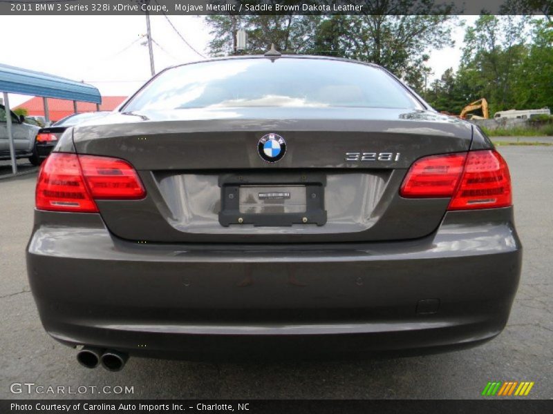 Mojave Metallic / Saddle Brown Dakota Leather 2011 BMW 3 Series 328i xDrive Coupe