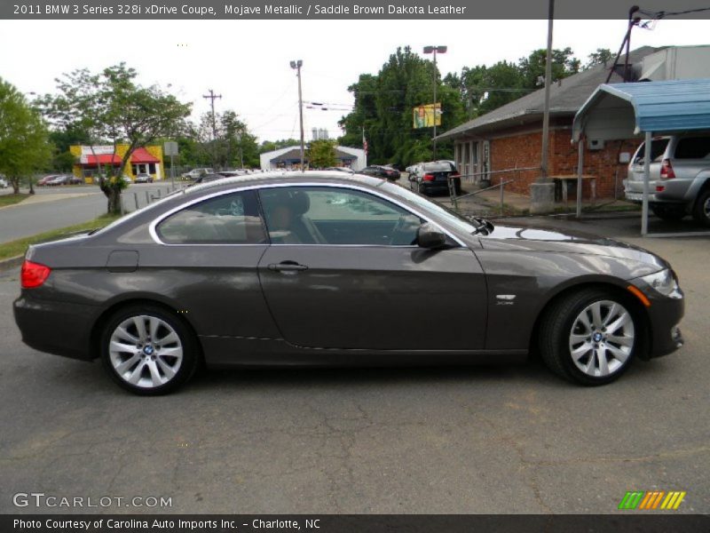 Mojave Metallic / Saddle Brown Dakota Leather 2011 BMW 3 Series 328i xDrive Coupe