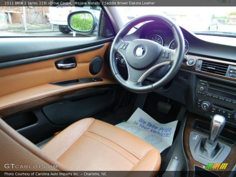 Mojave Metallic / Saddle Brown Dakota Leather 2011 BMW 3 Series 328i xDrive Coupe