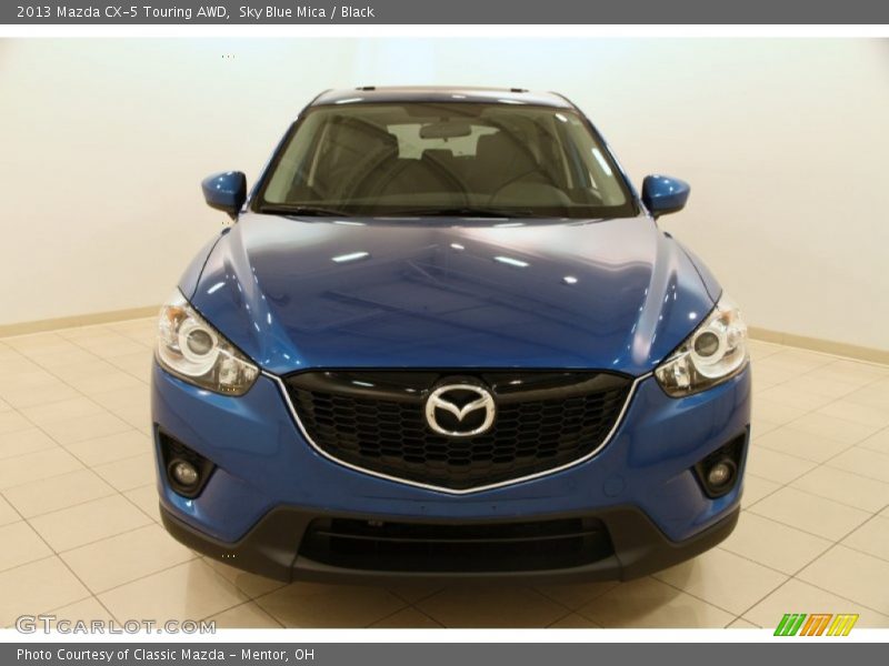 Sky Blue Mica / Black 2013 Mazda CX-5 Touring AWD