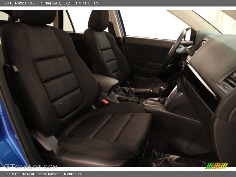 Sky Blue Mica / Black 2013 Mazda CX-5 Touring AWD