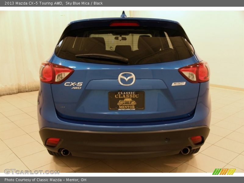 Sky Blue Mica / Black 2013 Mazda CX-5 Touring AWD
