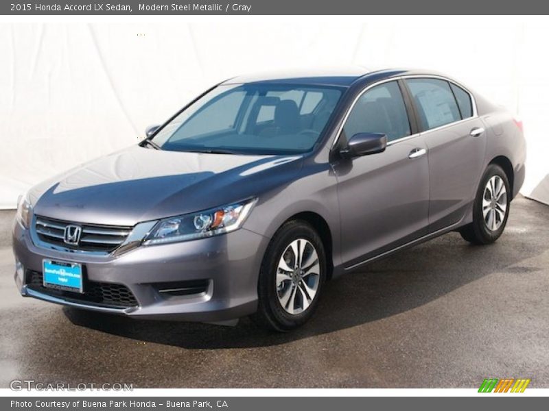 Modern Steel Metallic / Gray 2015 Honda Accord LX Sedan