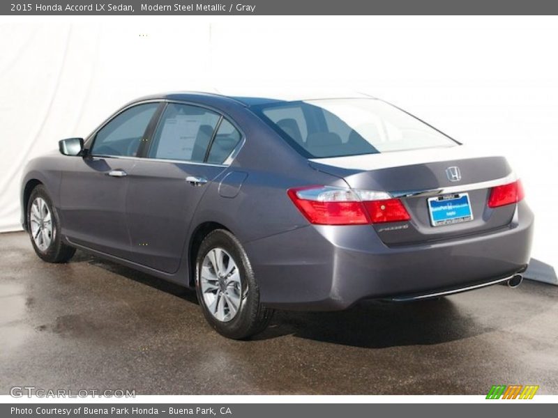 Modern Steel Metallic / Gray 2015 Honda Accord LX Sedan