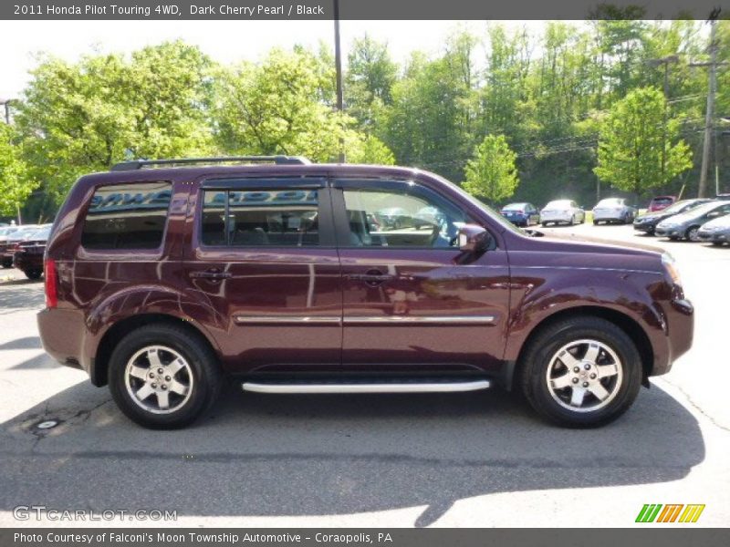 Dark Cherry Pearl / Black 2011 Honda Pilot Touring 4WD