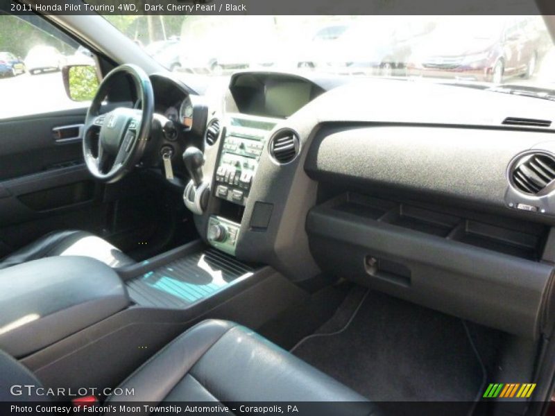 Dark Cherry Pearl / Black 2011 Honda Pilot Touring 4WD