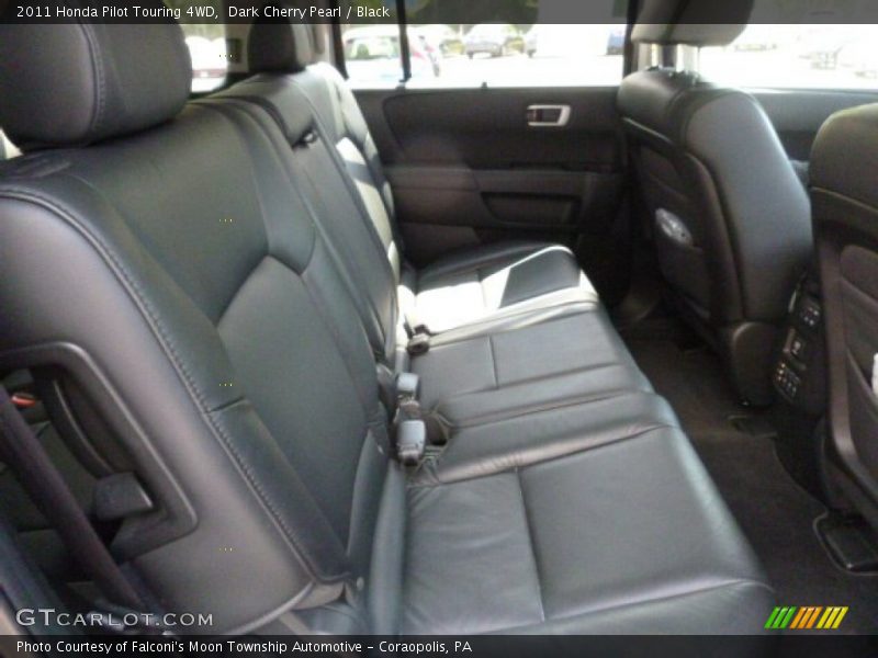 Dark Cherry Pearl / Black 2011 Honda Pilot Touring 4WD