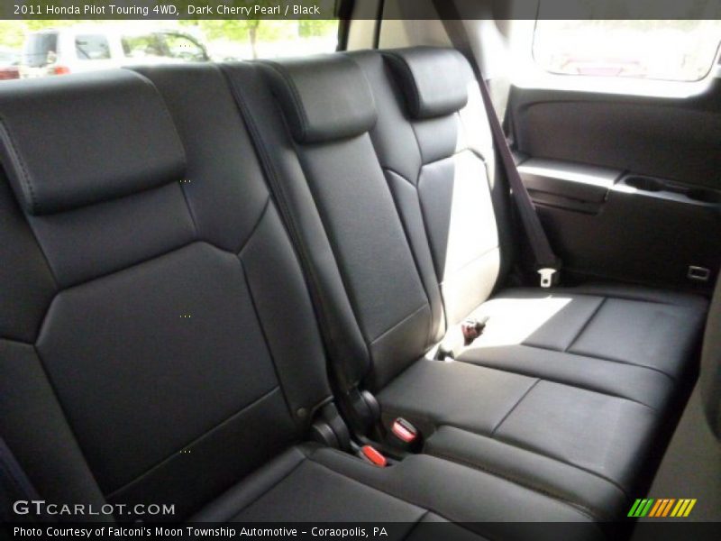 Dark Cherry Pearl / Black 2011 Honda Pilot Touring 4WD