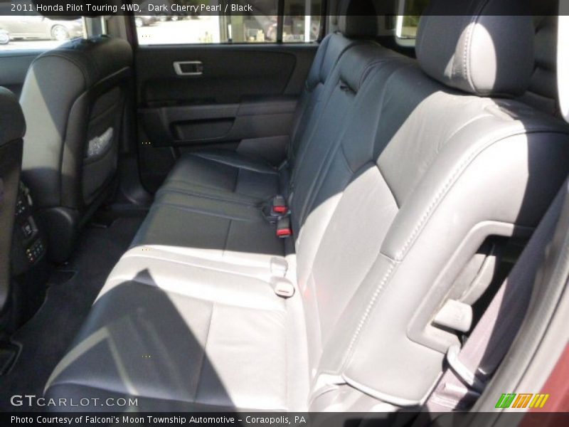 Dark Cherry Pearl / Black 2011 Honda Pilot Touring 4WD
