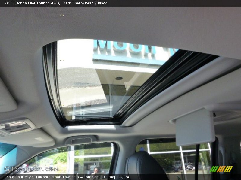 Dark Cherry Pearl / Black 2011 Honda Pilot Touring 4WD