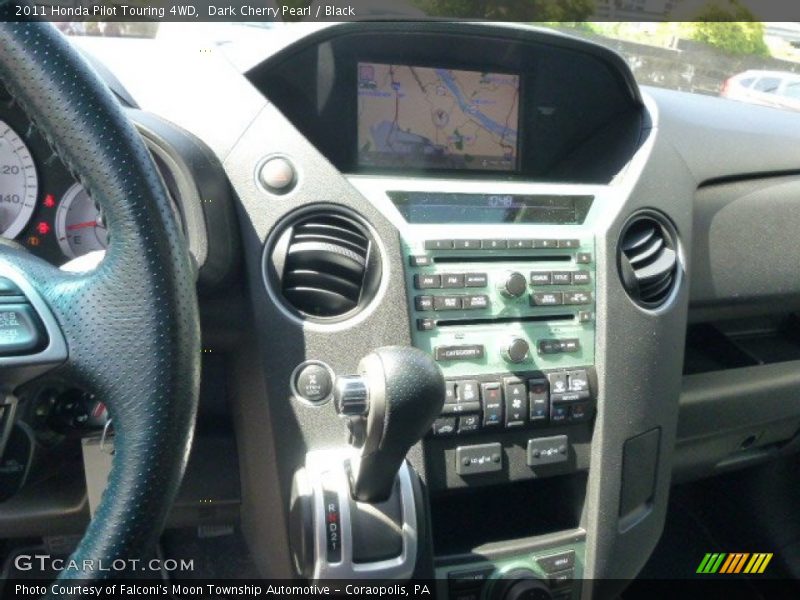 Dark Cherry Pearl / Black 2011 Honda Pilot Touring 4WD