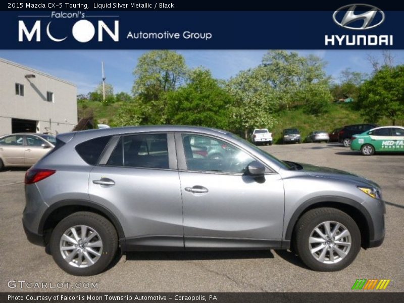 Liquid Silver Metallic / Black 2015 Mazda CX-5 Touring