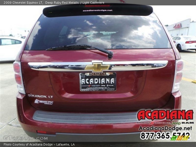 Deep Ruby Red Metallic / Light Cashmere 2009 Chevrolet Equinox LT