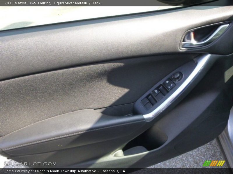 Liquid Silver Metallic / Black 2015 Mazda CX-5 Touring