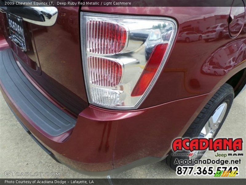 Deep Ruby Red Metallic / Light Cashmere 2009 Chevrolet Equinox LT