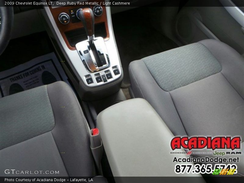 Deep Ruby Red Metallic / Light Cashmere 2009 Chevrolet Equinox LT