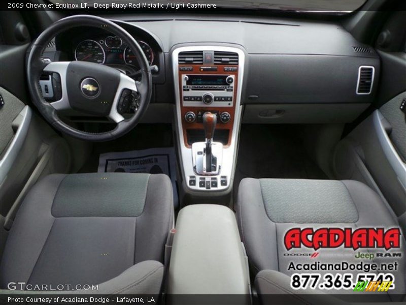 Deep Ruby Red Metallic / Light Cashmere 2009 Chevrolet Equinox LT