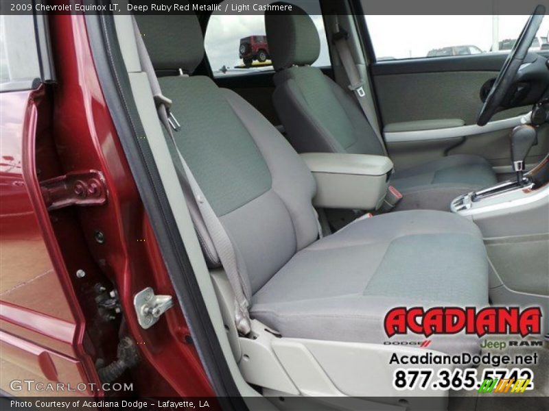 Deep Ruby Red Metallic / Light Cashmere 2009 Chevrolet Equinox LT