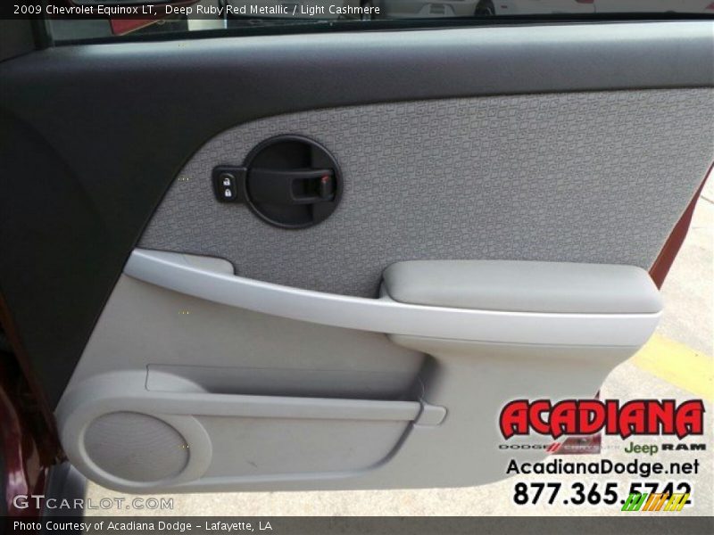 Deep Ruby Red Metallic / Light Cashmere 2009 Chevrolet Equinox LT