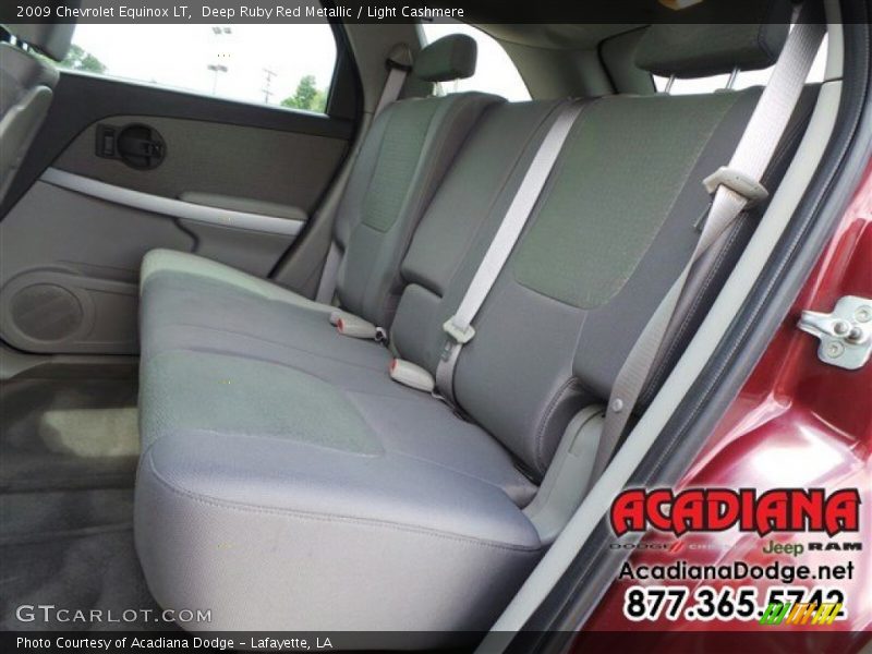 Deep Ruby Red Metallic / Light Cashmere 2009 Chevrolet Equinox LT
