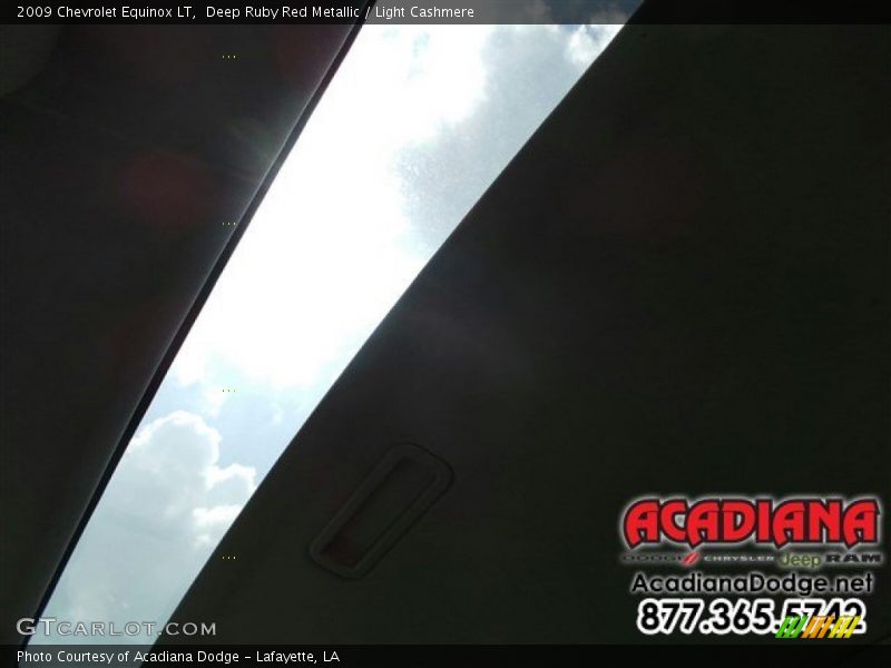 Deep Ruby Red Metallic / Light Cashmere 2009 Chevrolet Equinox LT