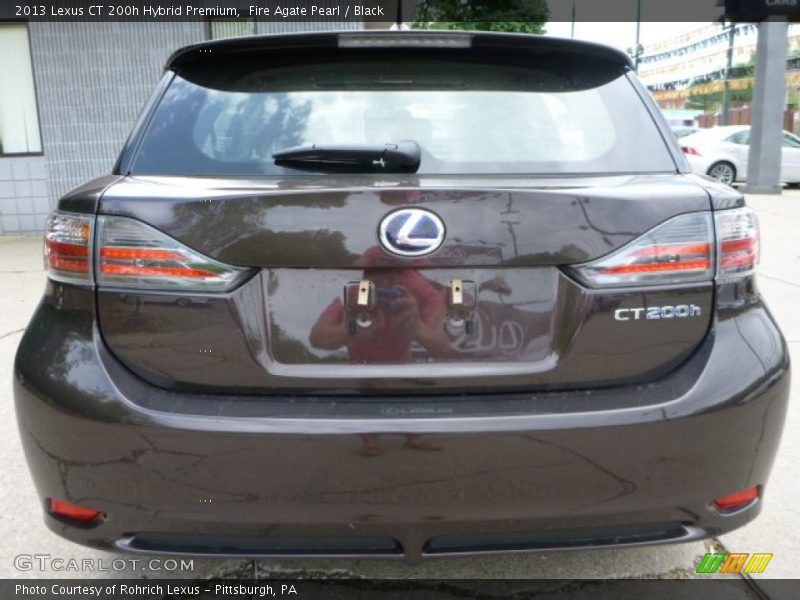 Fire Agate Pearl / Black 2013 Lexus CT 200h Hybrid Premium